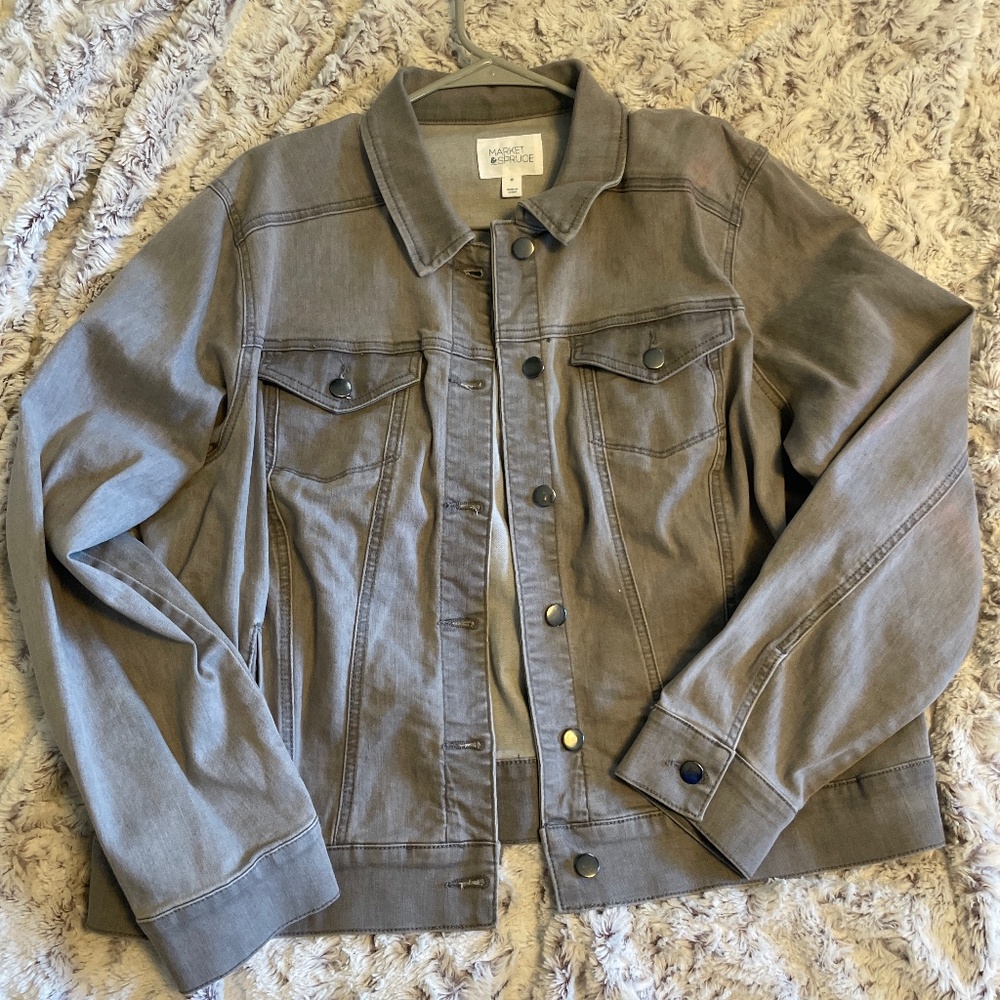 Jean jacket- grey